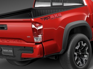 Toyota Tacoma TRD Double Cab 2016 3D Modell