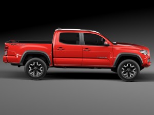 Toyota Tacoma TRD Double Cab 2016 3D Modell