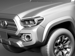 Toyota Tacoma TRD Double Cab 2016 3D Modell