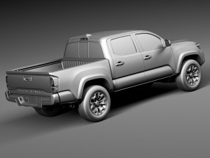 Toyota Tacoma TRD Double Cab 2016 3D Modell
