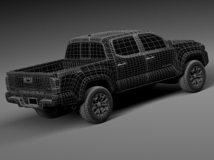 Toyota Tacoma TRD Double Cab 2016 3D Modell