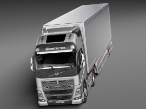 Volvo FH16 Globtrotter Trailer 2013 3D Model