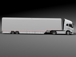 Volvo FH16 Globtrotter Trailer 2013 3D Model
