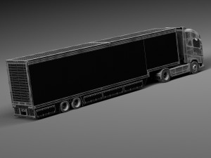 Volvo FH16 Globtrotter Trailer 2013 3D Model