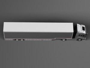 Volvo FH16 Globtrotter Trailer 2013 3D Model