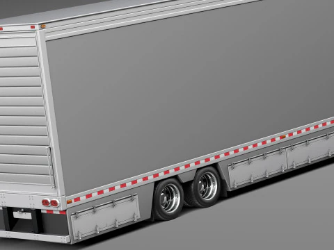 Volvo FH16 Globtrotter Trailer 2013 3D Model