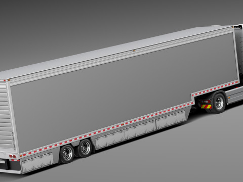 Volvo FH16 Globtrotter Trailer 2013 Modèle 3D