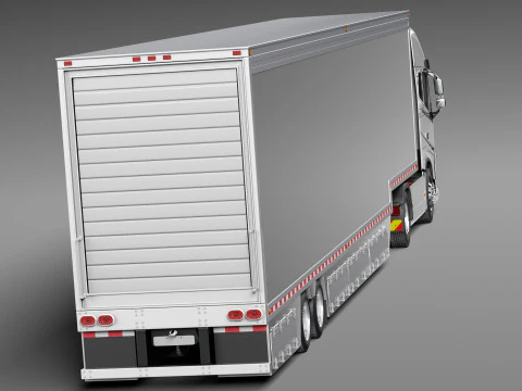 Volvo FH16 Globtrotter Trailer 2013 3D Model
