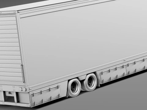Volvo FH16 Globtrotter Trailer 2013 3D Model