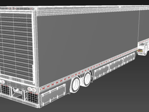 Volvo FH16 Globtrotter Trailer 2013 3D Model