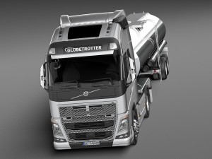 Volvo FH16 Globtrotter Tanker 2013-2015 3D Model
