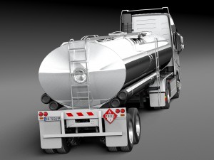 Volvo FH16 Globtrotter Tanker 2013-2015 3D Model