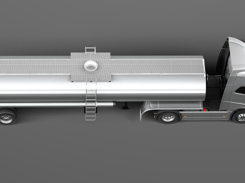 Volvo FH16 Globtrotter Tanker 2013 3D Модель