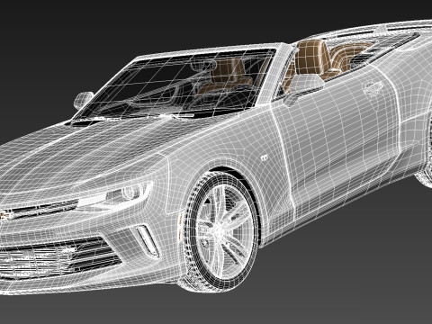 Chevrolet Camaro 2016 Modello 3D