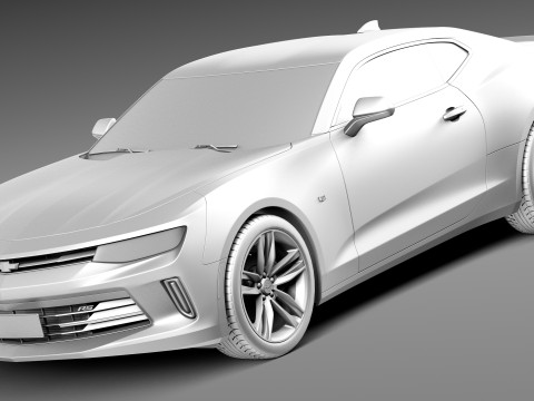 Chevrolet Camaro 2016 3D Model