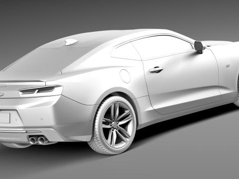 Chevrolet Camaro 2016 3D Model