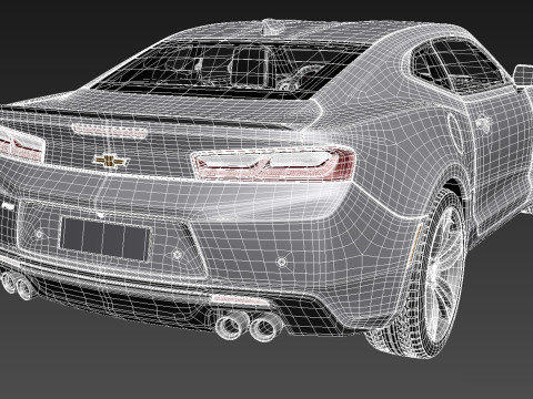 Chevrolet Camaro 2016 3D Model