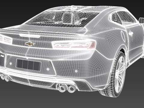 Chevrolet Camaro 2016 3D Model
