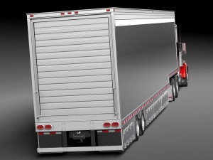 Kenworth W900 Sleeper Cab Trailer 2014 3D Модель