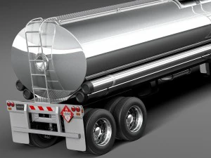 Peterbilt 389 Sleeper Cab Tanker 2015 3D Model