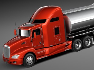 Kenworth T660 Tanker 2015 3D Model