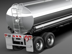Kenworth T660 Tanker 2015 3D Model