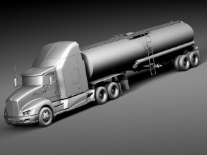 Kenworth T660 Tanker 2015 3D Model
