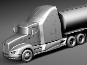 Kenworth T660 Tanker 2015 3D Model