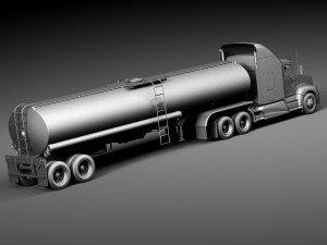 Kenworth T660 Tanker 2015 3D Model