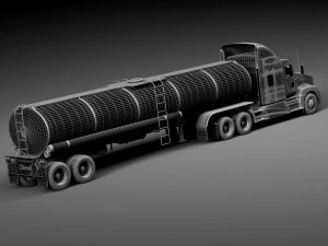 Kenworth T660 Tanker 2015 3D Model