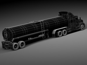 Kenworth T660 Tanker 2015 3D Model