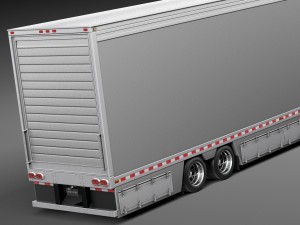 Kenworth T660 2015 Trailer Modello 3D