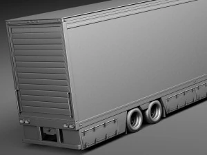 Kenworth T660 2015 Trailer 3D Model