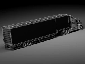 Kenworth T660 2015 Trailer 3D Model