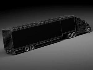 Kenworth T660 2015 Trailer 3D Model