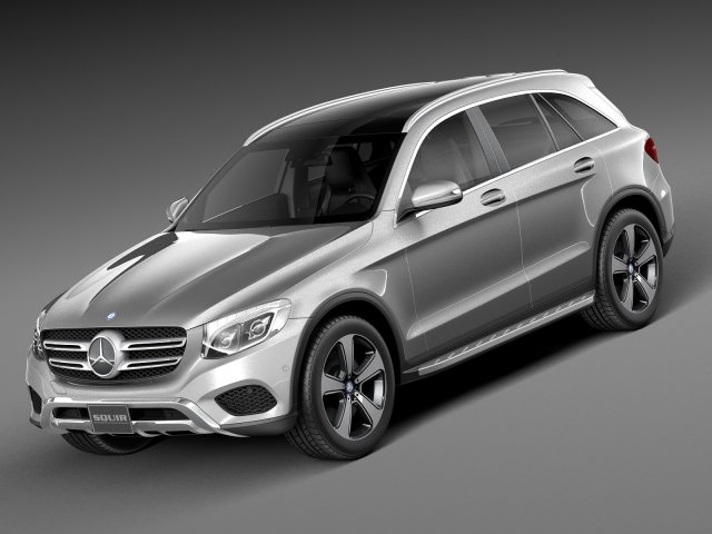 Mercedes-Benz GLC 2016 3D Модель .c4d .max .obj .3ds .fbx .stl .blend 
