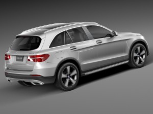 Mercedes-Benz GLC 2016 3D Модель