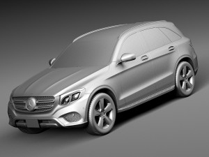 Mercedes-Benz GLC 2016 3D Модель