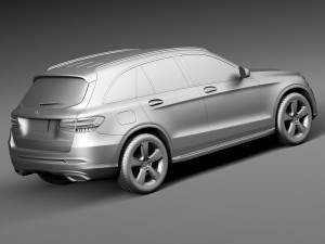 Mercedes-Benz GLC 2016 3D Модель