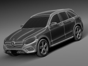 Mercedes-Benz GLC 2016 3D Модель