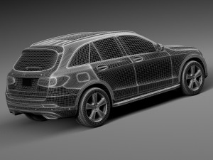 Mercedes-Benz GLC 2016 3D Модель