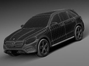 Mercedes-Benz GLC 2016 3D Модель