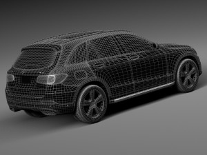 Mercedes-Benz GLC 2016 3D Модель