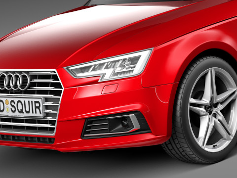 Audi A4 Avant 2016 3D-Modell