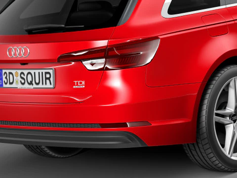 Audi A4 Avant 2016 3D Model