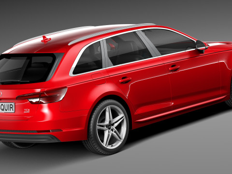 Audi A4 Avant 2016 3D-Modell