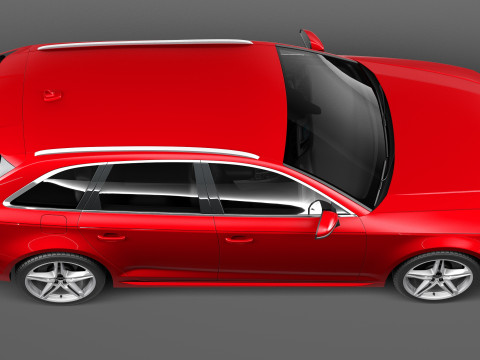 Audi A4 Avant 2016 3D-Modell
