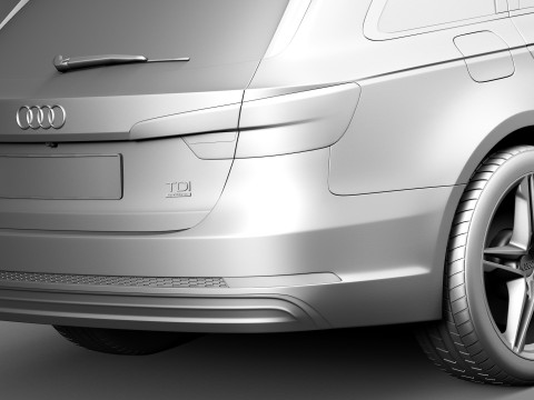 Audi A4 Avant 2016 3D-Modell