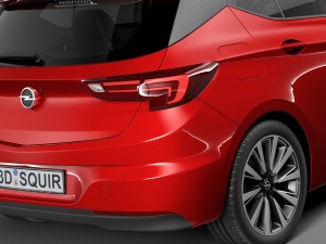 Opel Astra 5-door 2016 Modèle 3D