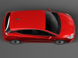 Opel Astra 5-door 2016 Modèle 3D